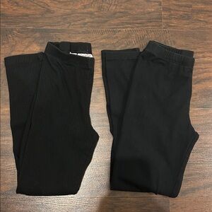 2 Pairs Girl’s Cat & Jack Leggings Sz M (8)